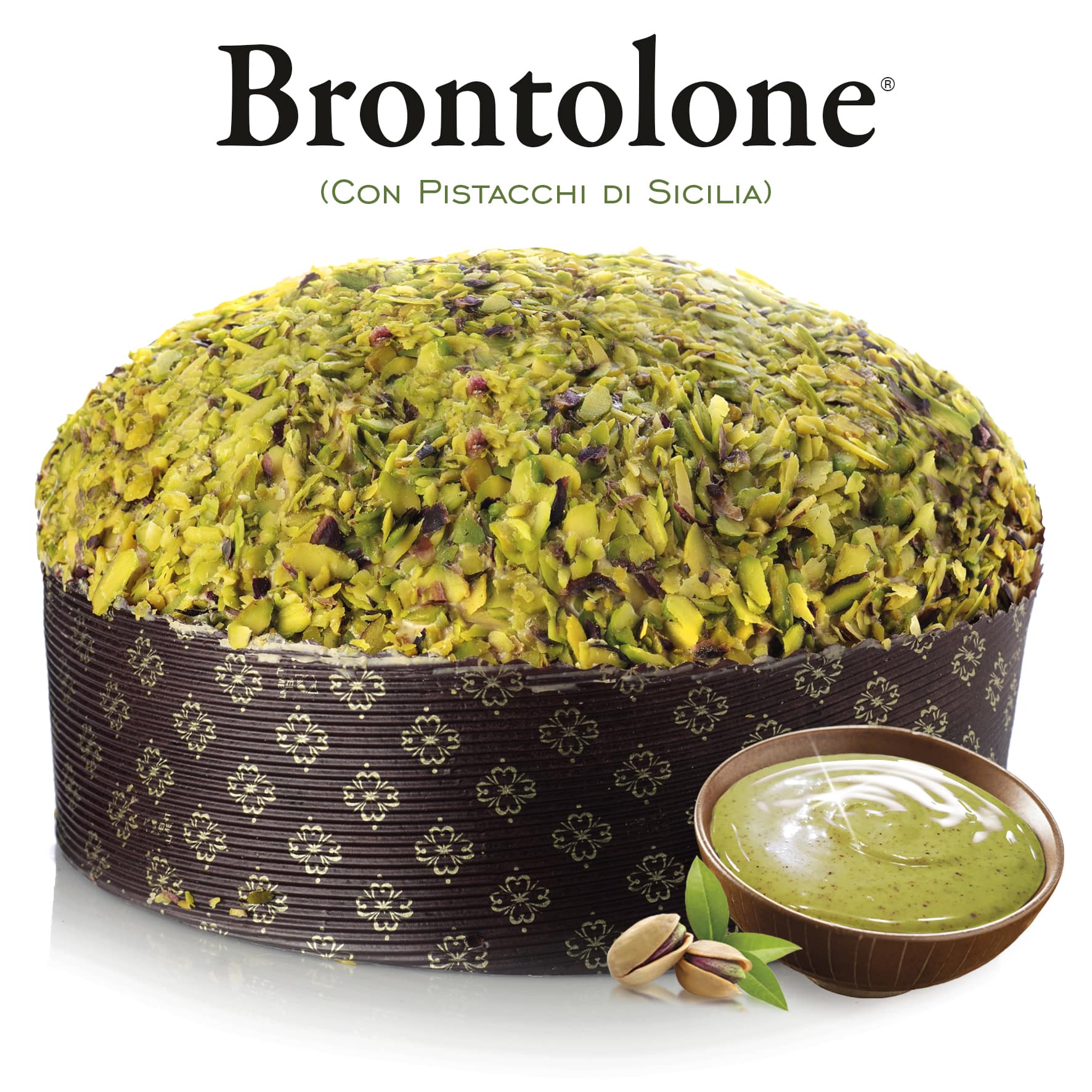 brontolone panriccone al pistacchio